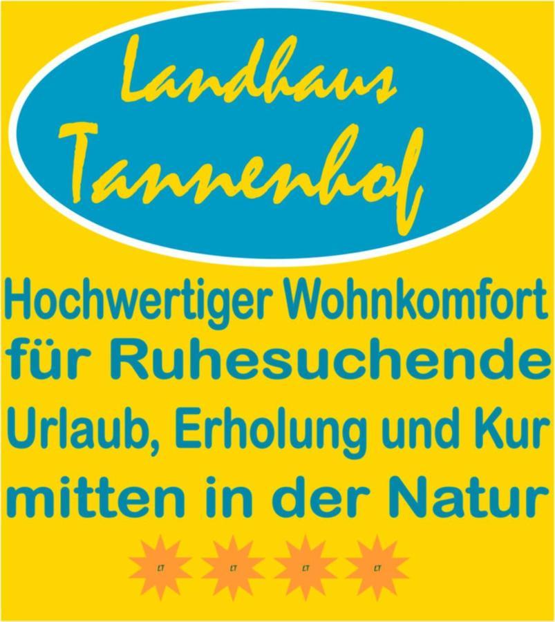 Ferienwohnungen Landhaus Tannenhof Bischofsgruen Exterior photo